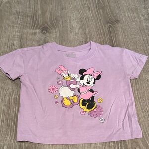 Disney Kids Lavender Tee with Minnie and Daisy